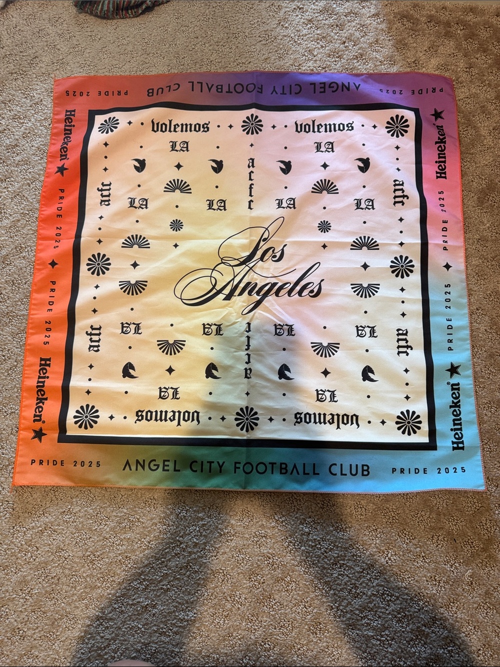 Heineken Los Angeles Pride 2025 Gradient Bandana